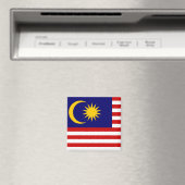 Maleisische vlag magneet (Insitu (Vaatwasser))