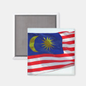 maleisische vlag magneet (Voorkant / Achterkant)