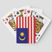 Maleisische vlag pokerkaarten (Achterkant)