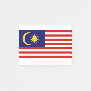 Maleisische vlag post-it® notes
