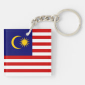 Maleisische vlag sleutelhanger (Achterkant)