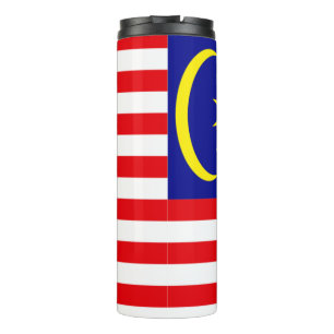 Maleisische vlag thermosbeker