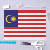Maleisische vlag tissuepapier (Craft)