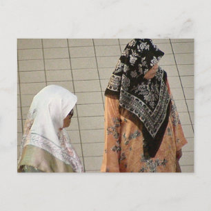 Maleisische vrouwen briefkaart