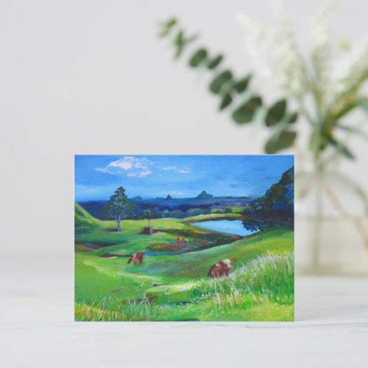 Maleny Uitzichten Briefkaart (Staand voorkant)