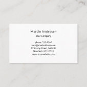 Maler Künstler Visitekaartje (Achterkant)