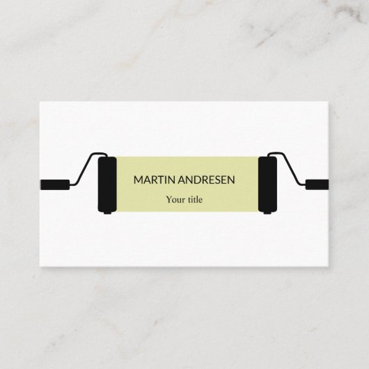 Maler Künstler Visitekaartje (Voorkant)