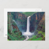 Maletsunyane Herfsten Lesotho Briefkaart (Voorkant / Achterkant)