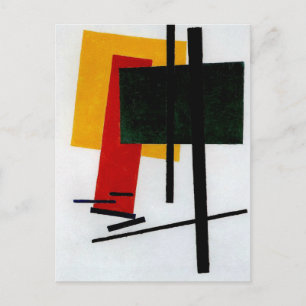 Malevich - Suprematisme 1915, beroemde abstracte k Briefkaart