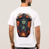 Malevolent Witch Brew: Dark Metal T-Shirt Design  (Dos)