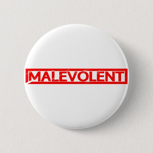 Malevoluent Stamp Ronde Button 5,7 Cm (Voorkant)