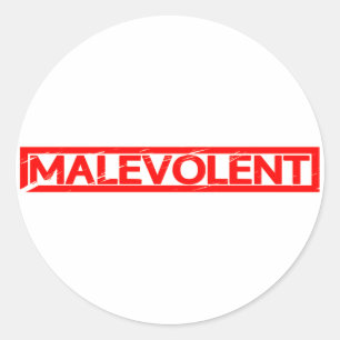 Malevoluent Stamp Ronde Sticker