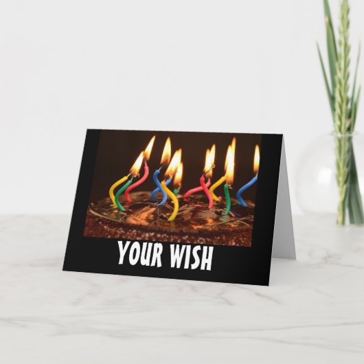 MALGRÉ LES CARTES D'ANNIVERSAIRE, VOTRE SOUHAIT ES (Devant)