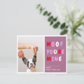 Malheur à vous soyez mien | Carte postale Chien Va (Debout devant)