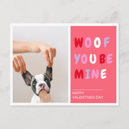 Malheur à vous soyez mien | Carte postale Chien Va (Devant)