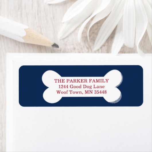 Malheur à vous un joyeux Étiquette de adresse de c (En situation)