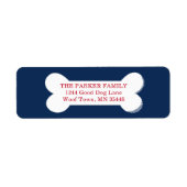 Malheur à vous un joyeux Étiquette de adresse de c (Devant)