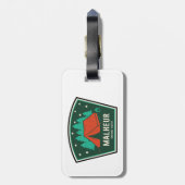 Malheur National Forest Camping Bagagelabel (Achterkant verticaal)