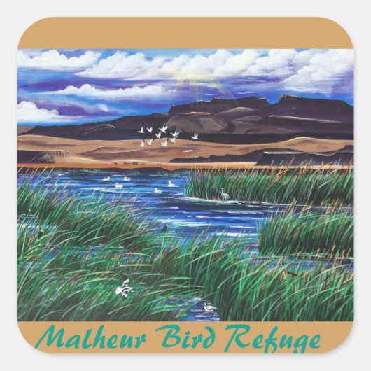 Malheur Vogelopvang Sticker (Voorkant)