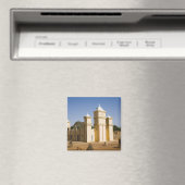 Mali, Bamako. Mosque, Bamako-Djenne Road Magneet (Insitu (Vaatwasser))