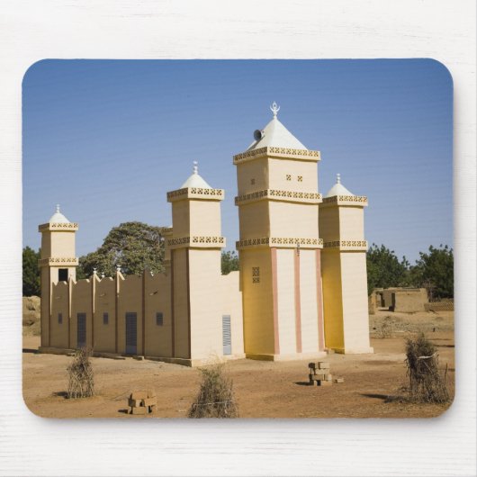Mali, Bamako. Mosque, Bamako-Djenne Road Muismat (Voorkant)