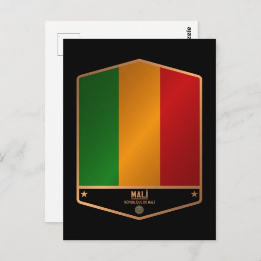 Mali Briefkaart (Voorkant / Achterkant)