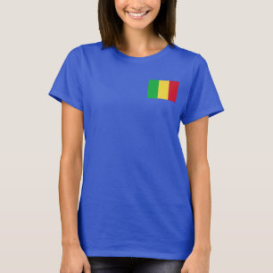 Mali Drapeau et carte t-shirt