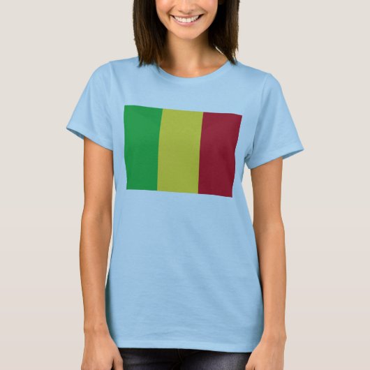 Mali Drapeau x Carte T-shirt (Devant)