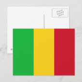 Mali Flag Briefkaart (Voorkant / Achterkant)