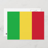 Mali Flag Briefkaart (Voorkant / Achterkant)