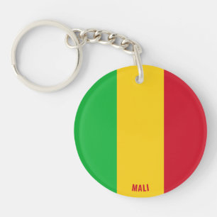 Mali Flag Charming Patriotic Sleutelhanger