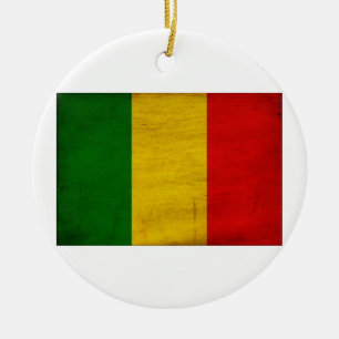 Mali Flag Keramisch Ornament