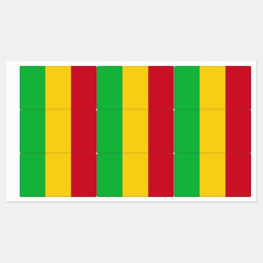 Mali Flag Labels (Vel)