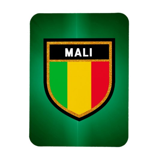 Mali Flag Magneet (Verticaal)