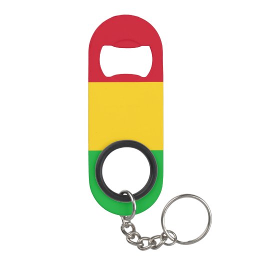 Mali Flag Mini Flessenopener (Achterkant)