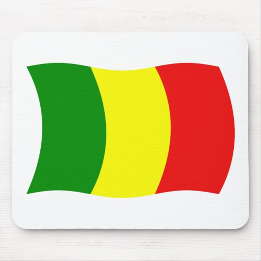 Mali Flag Mousepad Muismat (Voorkant)
