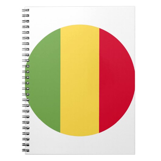 Mali Flag Notitieboek (Voorkant)