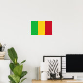 Mali Flag Poster (Thuiskantoor)
