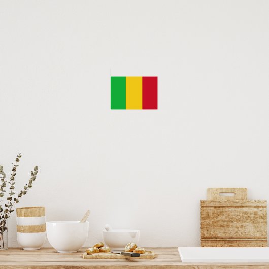 Mali Flag Poster (Keuken)