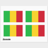 Mali Flag Rechthoekige Sticker (Vel)