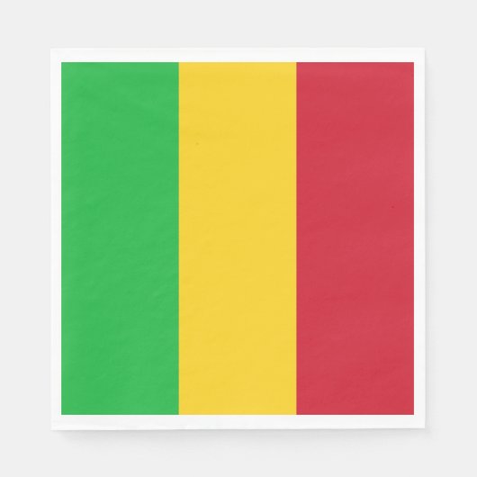Mali Flag Servet (Voorkant)