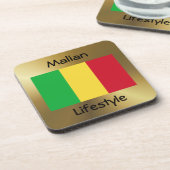 Mali Flag+Text Onderzetter (Linkerzijde)