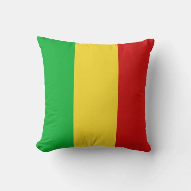 Mali Flag x Flag Pillow Kussen (Voorkant)