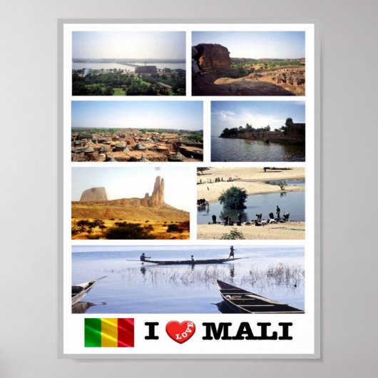Mali - I Love - Poster (Voorkant)