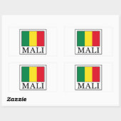 Mali Rechthoekige Sticker (Vel)