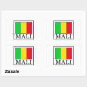 Mali Rechthoekige Sticker (Vel)