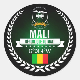Mali Ronde Sticker