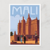 Mali Vintage Reizen Briefkaart (Voorkant)