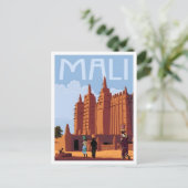 Mali Vintage Reizen Briefkaart (Staand voorkant)
