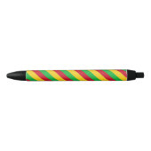 Mali Vlag Balpen Zwarte Inkt Pen (Voorkant)